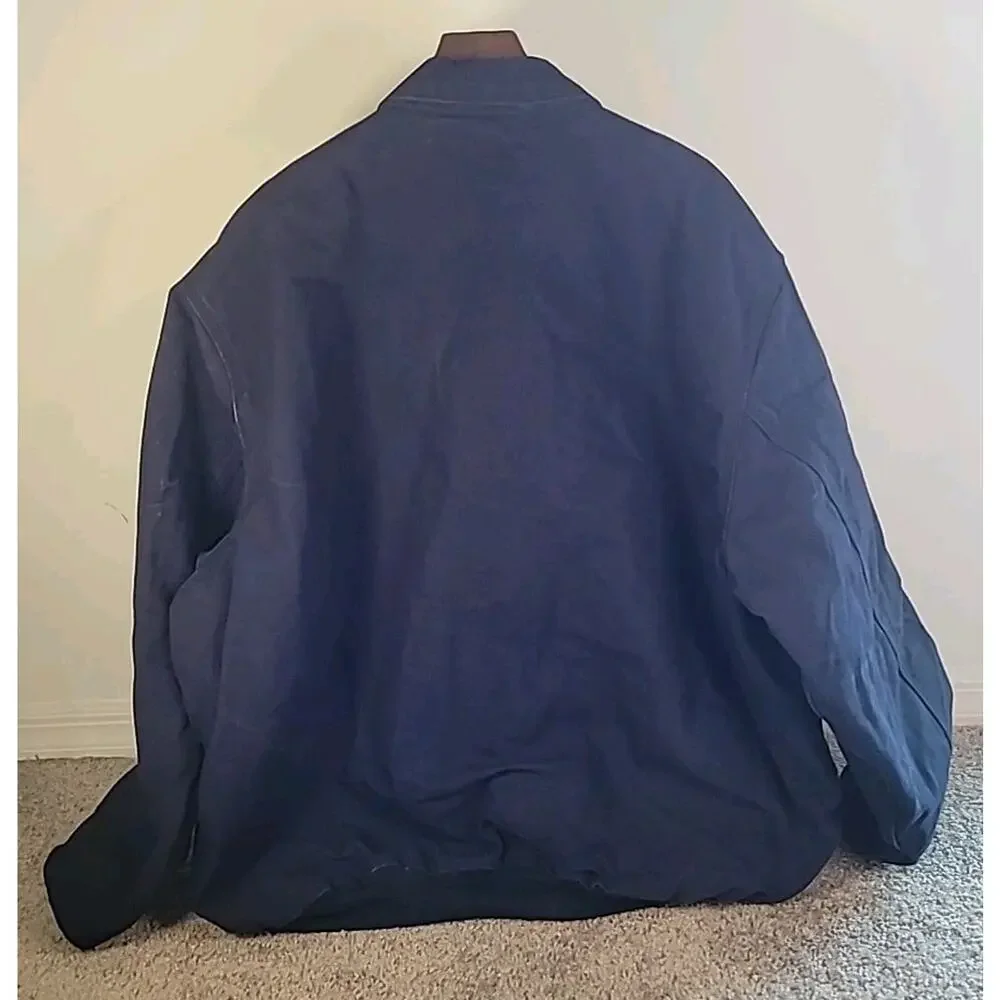 VTG Carhartt Fire Resistant Bomber Jacket 3XL USA Made Workwear